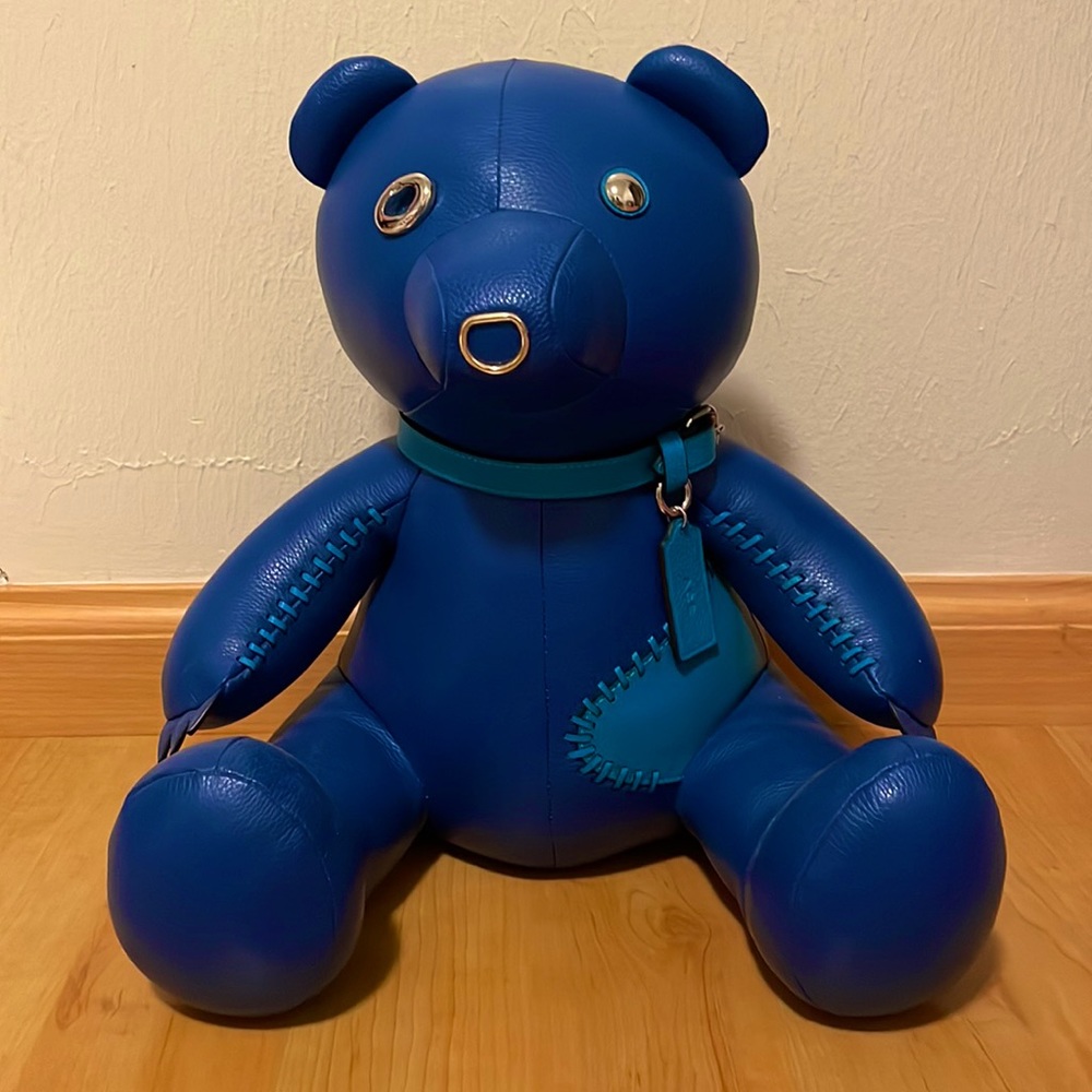 Coach Limited Edition Leather Bear (FULL SIZED!)
